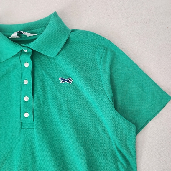 Tops - Vintage The Fox JcPenney Green Polo Shirt womens XL